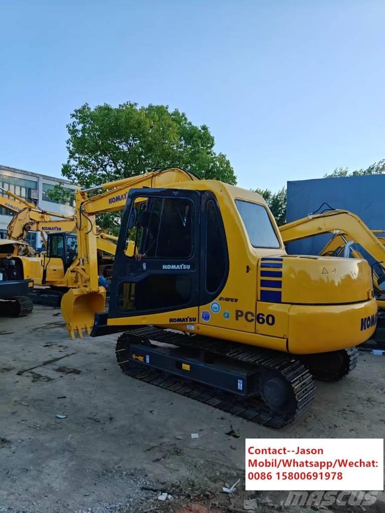 Komatsu PC 60 حفارات صغيرة أقل من 7 طن (حفارات صغيرة)