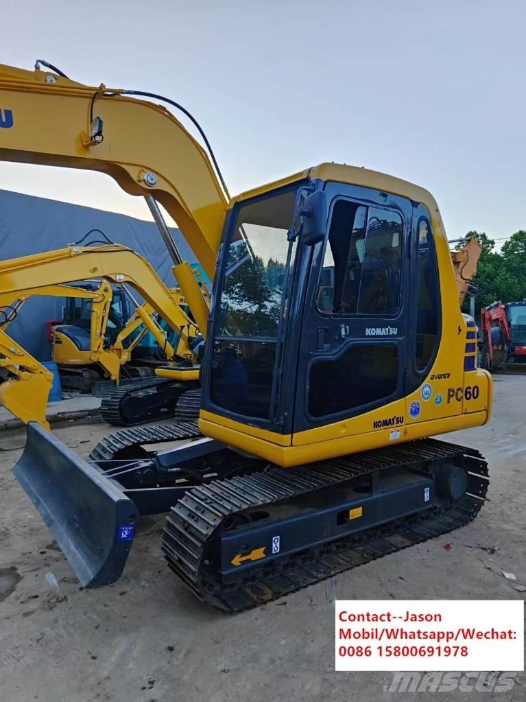 Komatsu PC 60 حفارات صغيرة أقل من 7 طن (حفارات صغيرة)