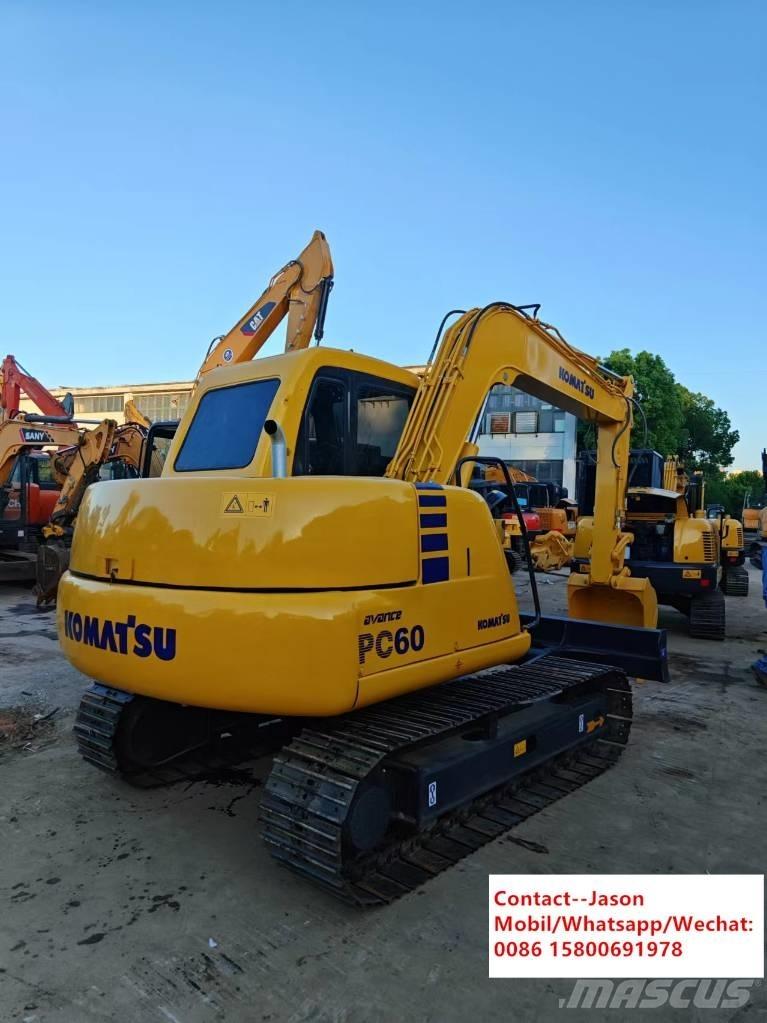 Komatsu PC 60 حفارات صغيرة أقل من 7 طن (حفارات صغيرة)