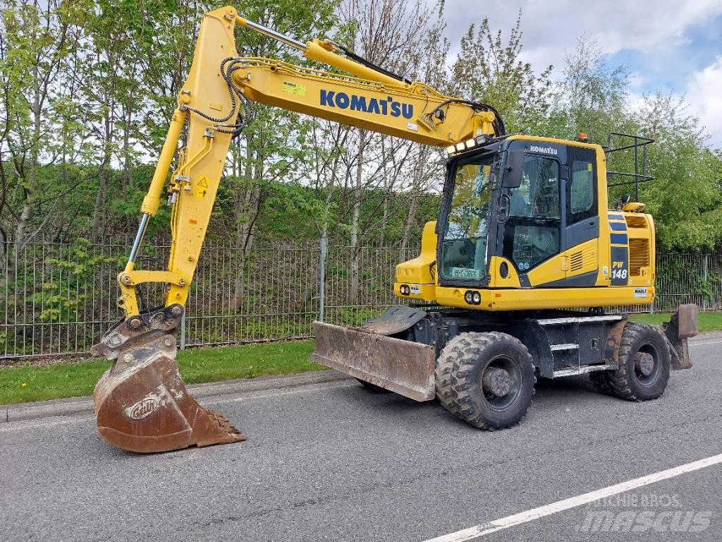 Komatsu PW148-11 حفارات بعجل