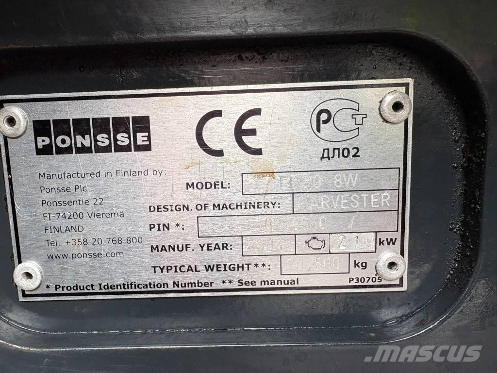 Ponsse Ergo 8W حصادات