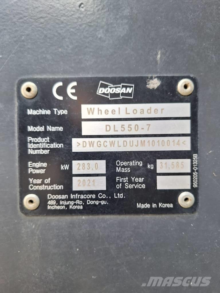 Doosan DL550-7 لوادر بعجل