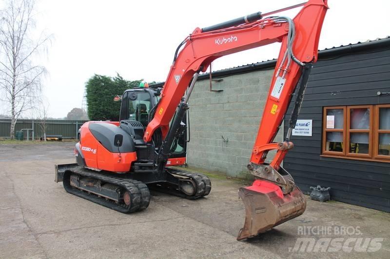 Kubota KX 080-4 حفارات وسط 7 طن - 12 طن