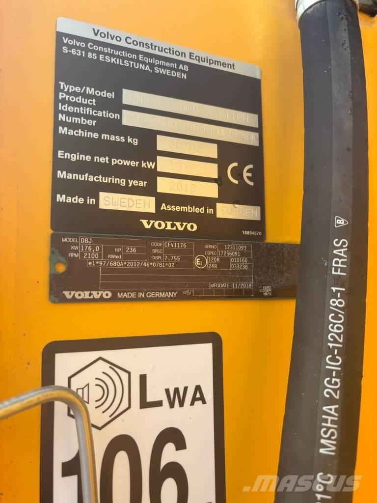 Volvo L 110 H لوادر بعجل