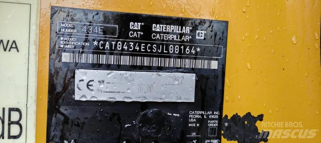 CAT 434 E لوادر ذات جرافات عكسية