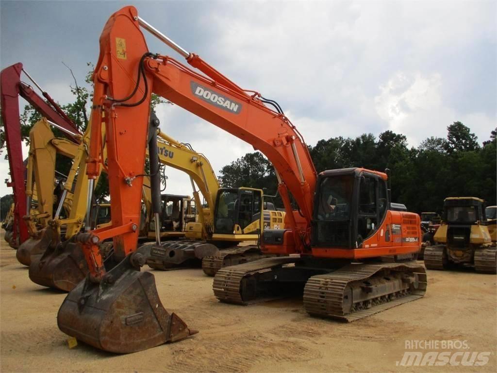 Doosan dx225 حفارات زحافة