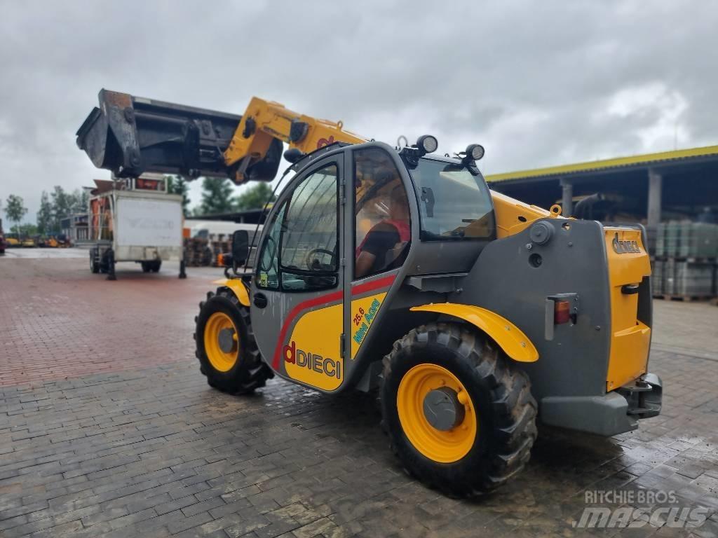 Dieci Mini Agri 25.6 رافعة تلسكوبية