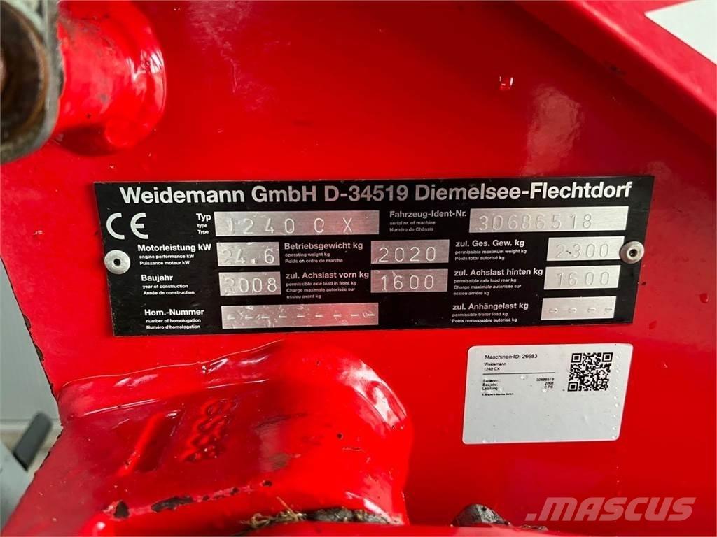 Weidemann 1240 CX ماكينات زراعية أخرى