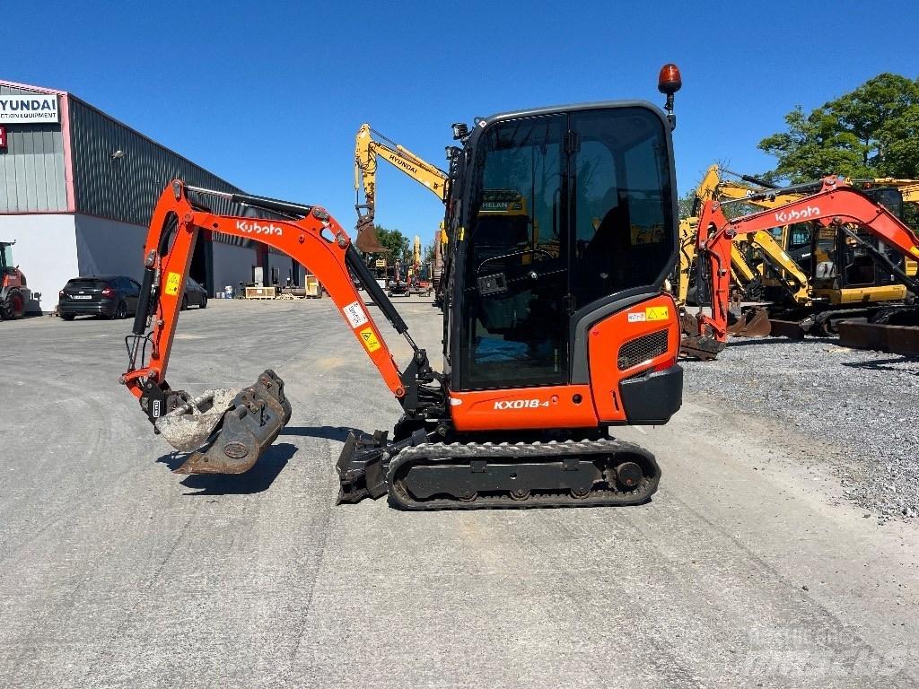 Kubota KX 018-4 حفارات صغيرة أقل من 7 طن (حفارات صغيرة)