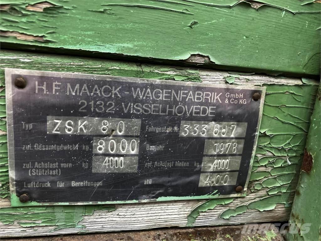  Maack ZSK 80 مقطورات قلابة