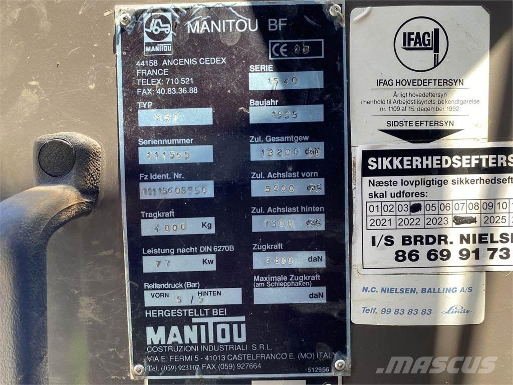Manitou MRT1540 مناولات متداخلة