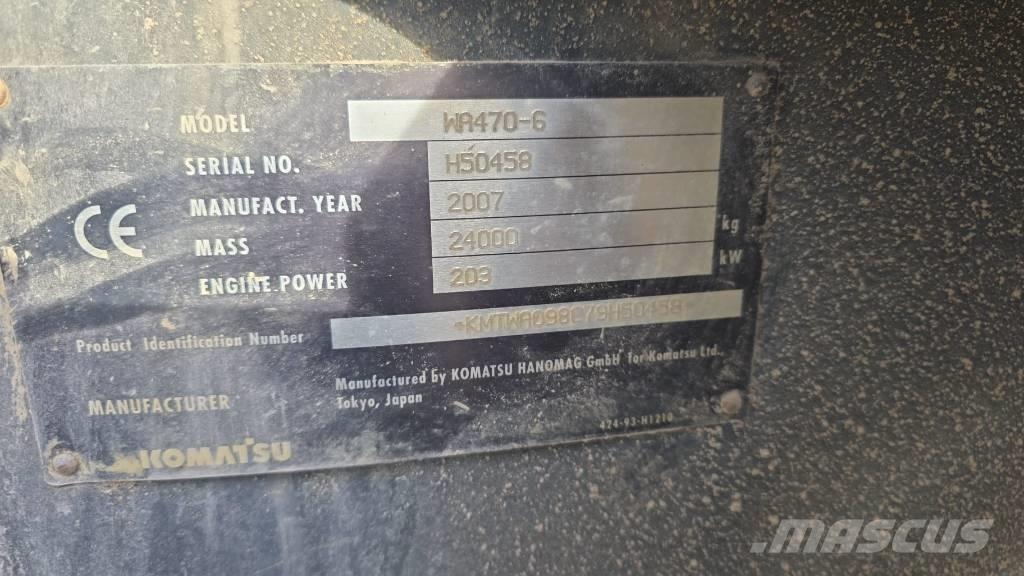 Komatsu WA 470-6 لوادر بعجل