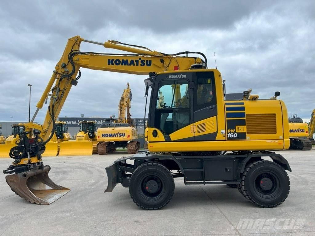 Komatsu PW 160-11 حفارات بعجل