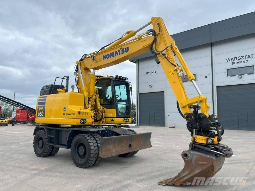 Komatsu PW 160-11 حفارات بعجل