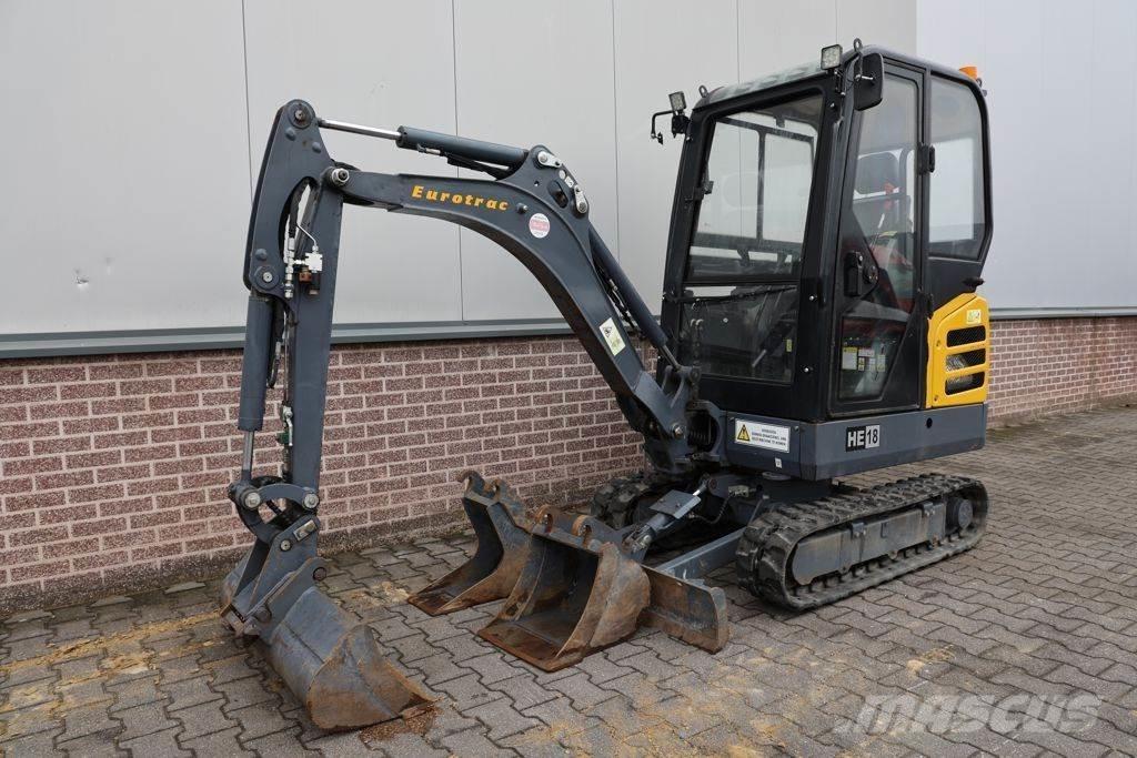 Eurotrac HE18 حفارات صغيرة أقل من 7 طن (حفارات صغيرة)