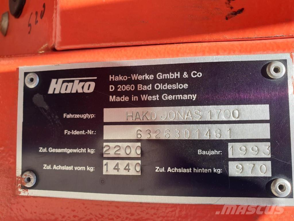 Hako Jonas 1700 كناسات