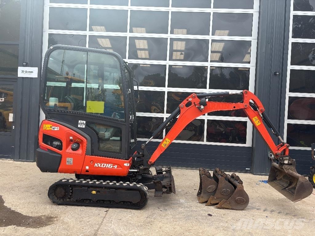 Kubota KX 016-4 حفارات صغيرة أقل من 7 طن (حفارات صغيرة)