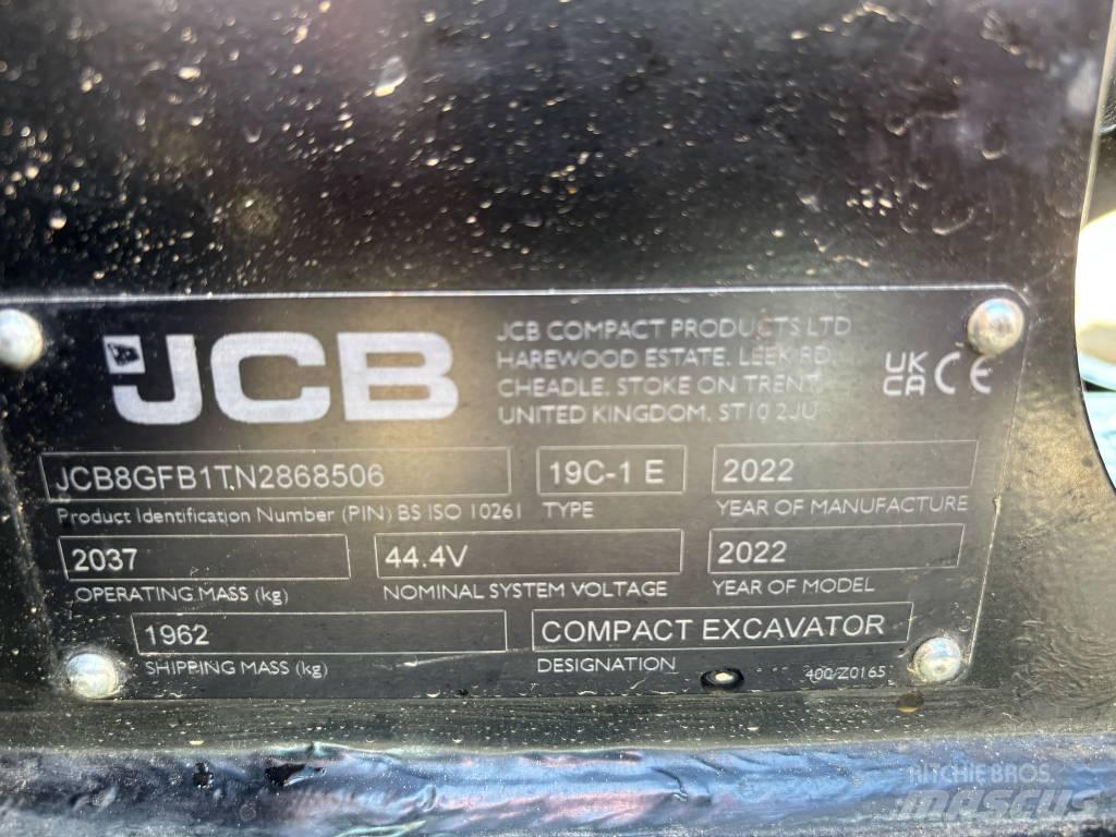 JCB 19 C-1 E حفارات صغيرة أقل من 7 طن (حفارات صغيرة)