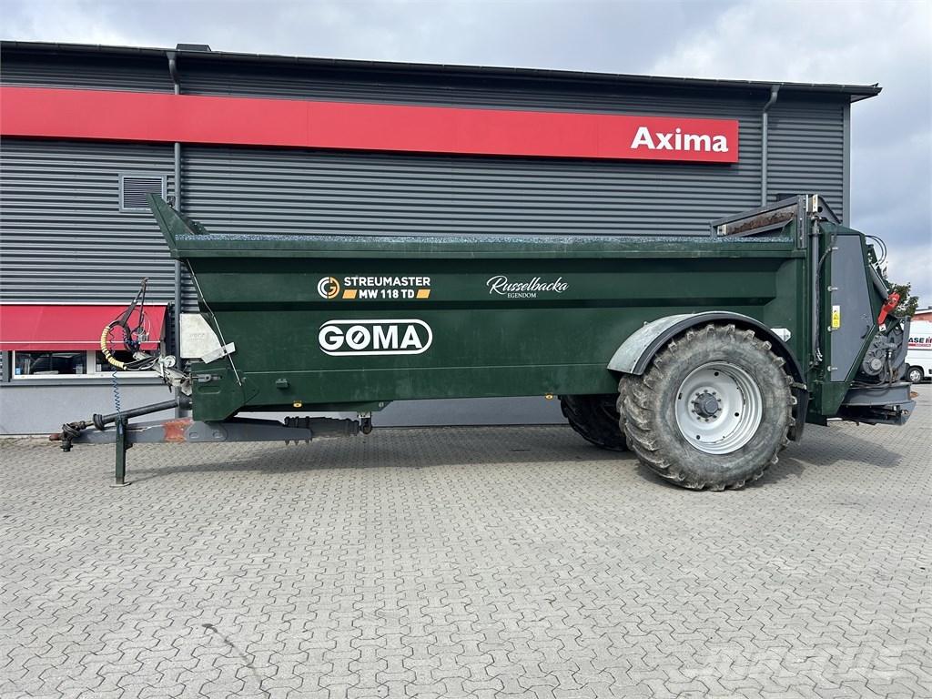 Streumaster MW118TD معدات توزيع السماد العضوي