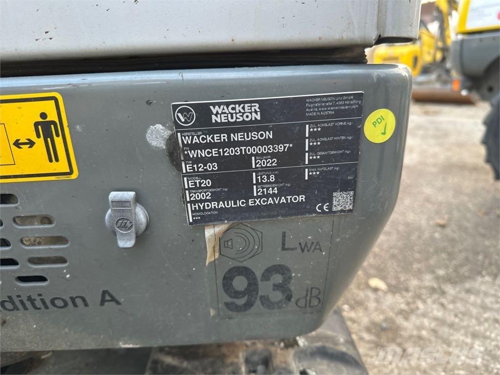 Wacker Neuson ET20 حفارات زحافة