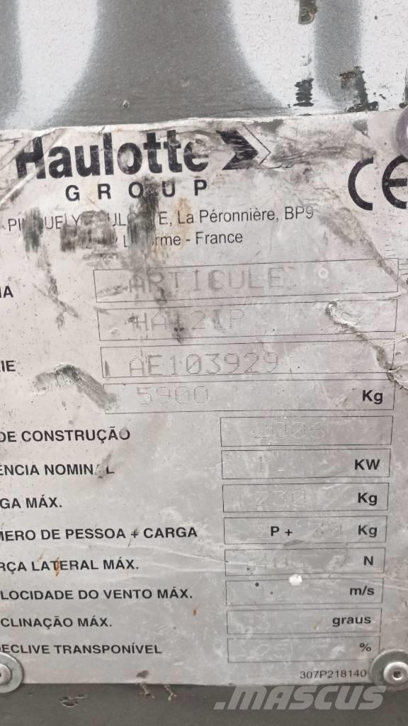 Haulotte HA 12 IP رافعات سلة مفصلية