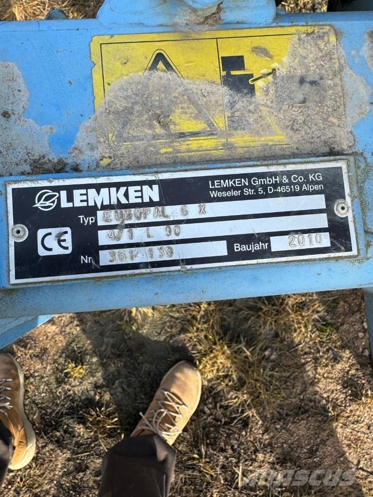 Lemken EurOpal 6 X محاريث عكسية