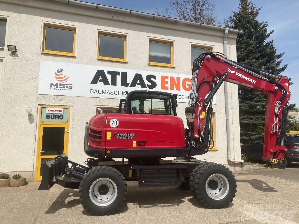 Yanmar B 110 W حفارات بعجل