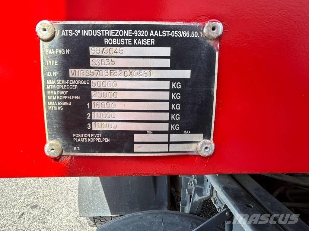 Kaiser SSB35 نصف مقطورة مسطحة منخفضة