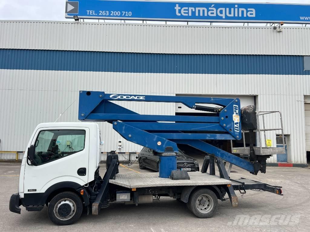 Nissan CABSTAR 35.11 المنصات الهوائية المثبتة على شاحنة