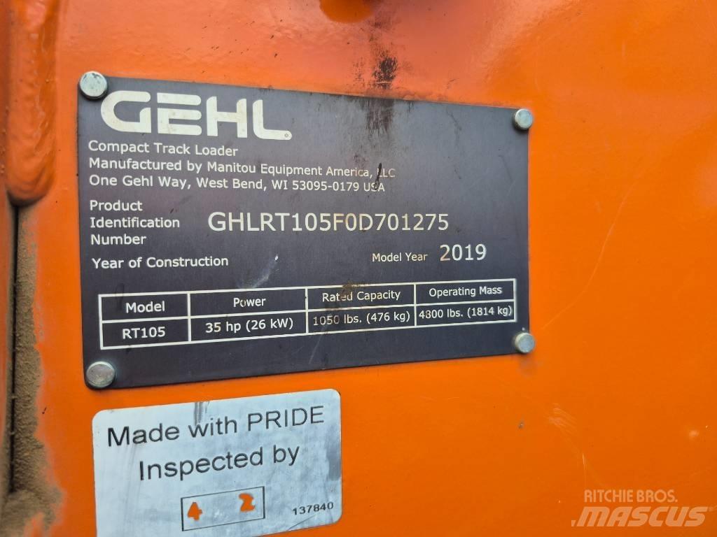Gehl RT 105 لوادر انزلاقية التوجيه