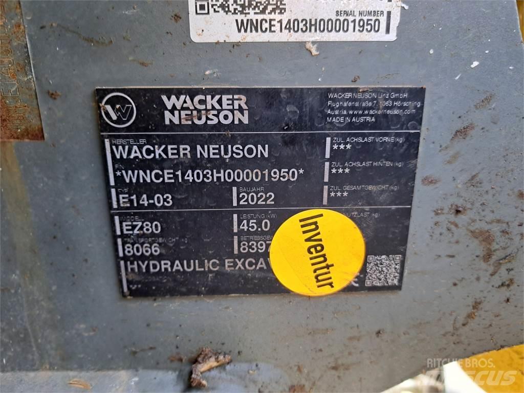 Wacker Neuson EZ80 حفارات زحافة