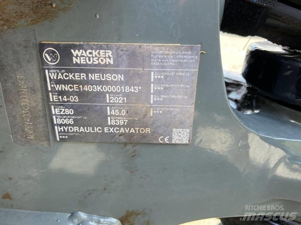 Wacker Neuson EZ80 حفارات زحافة