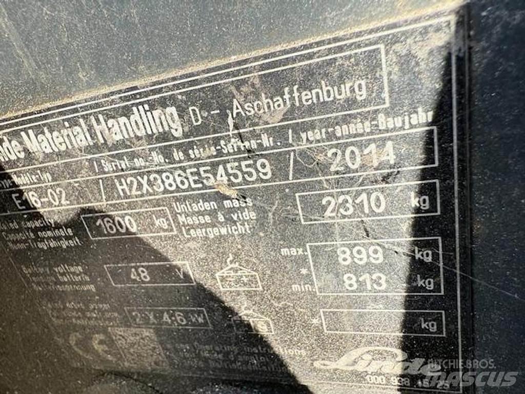 Linde E16-02 شاحنات ذات رافعات شوكية - أخرى