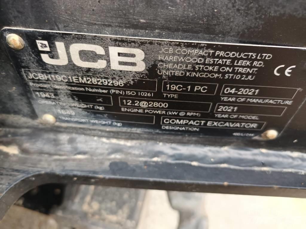 JCB 19 C-1 حفارات صغيرة أقل من 7 طن (حفارات صغيرة)