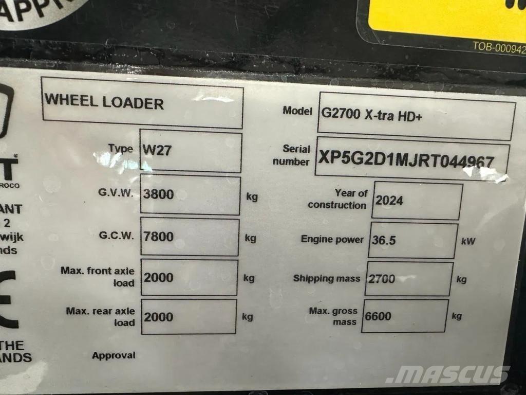 GiANT G2700HD+ لوادر صغيرة