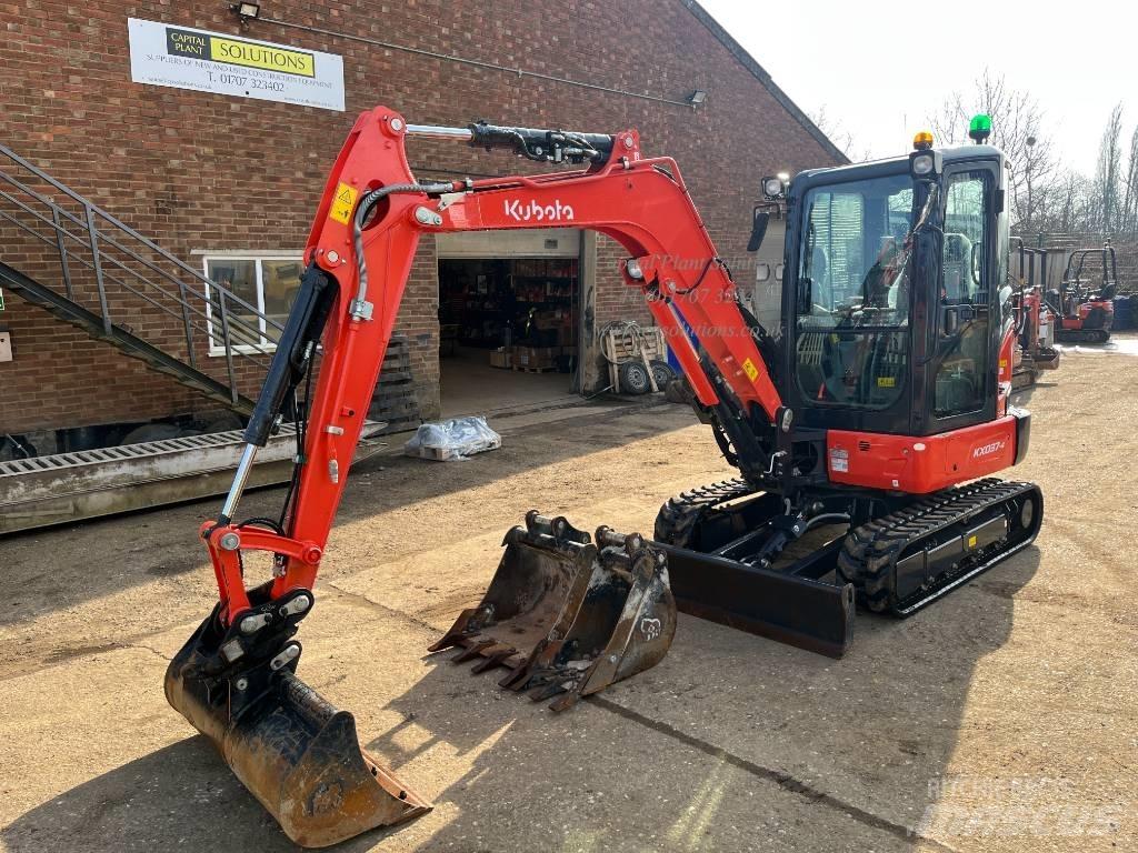 Kubota KX 037-4 حفارات صغيرة أقل من 7 طن (حفارات صغيرة)