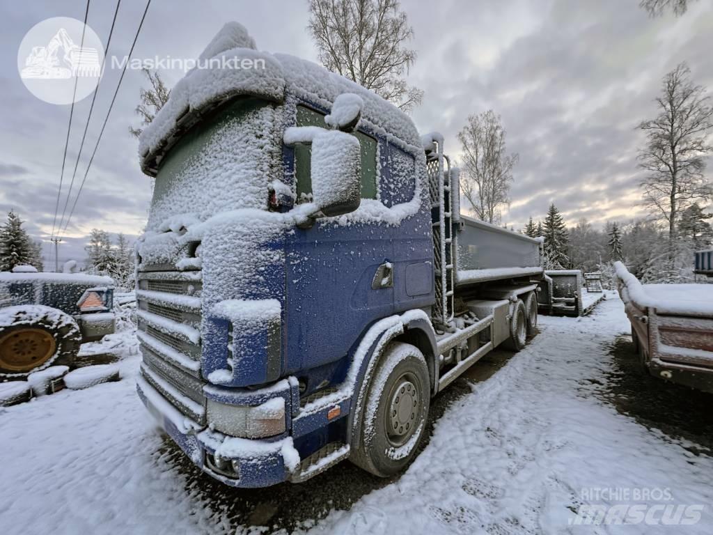 Scania R 124 GB 470 شاحنات الرافعات الخطافية