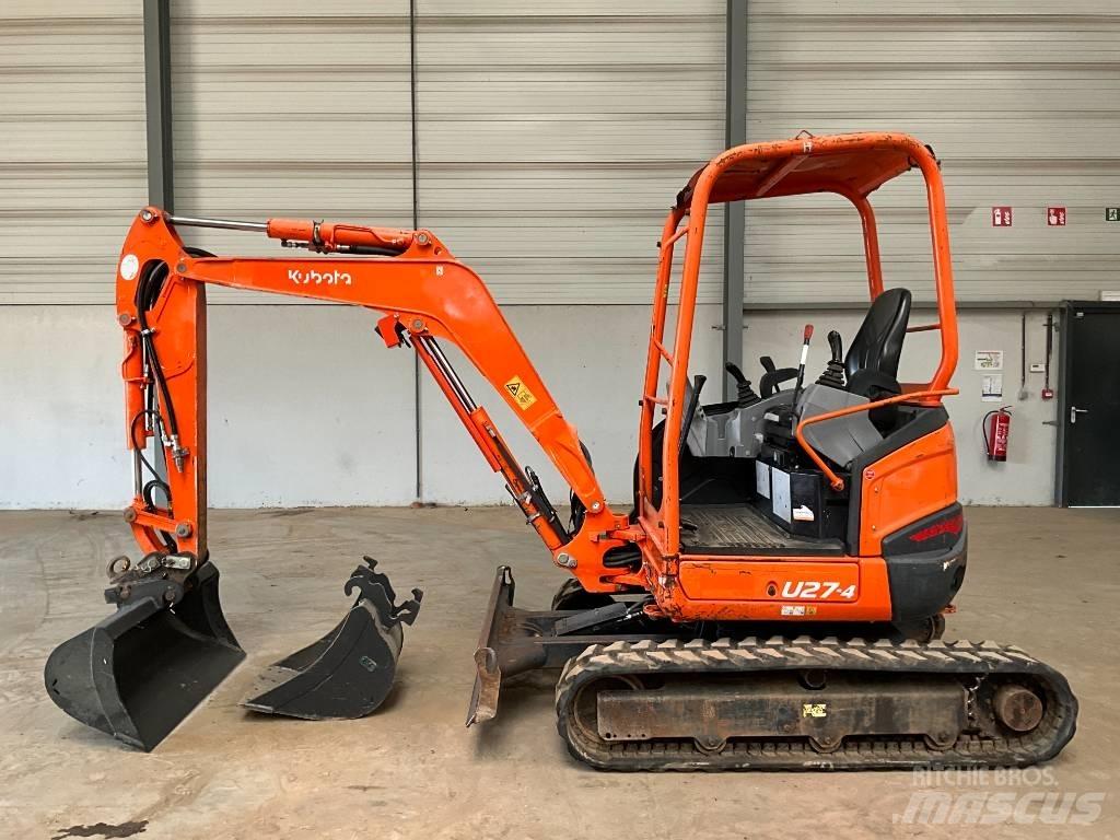 Kubota U 27-4 حفارات صغيرة أقل من 7 طن (حفارات صغيرة)