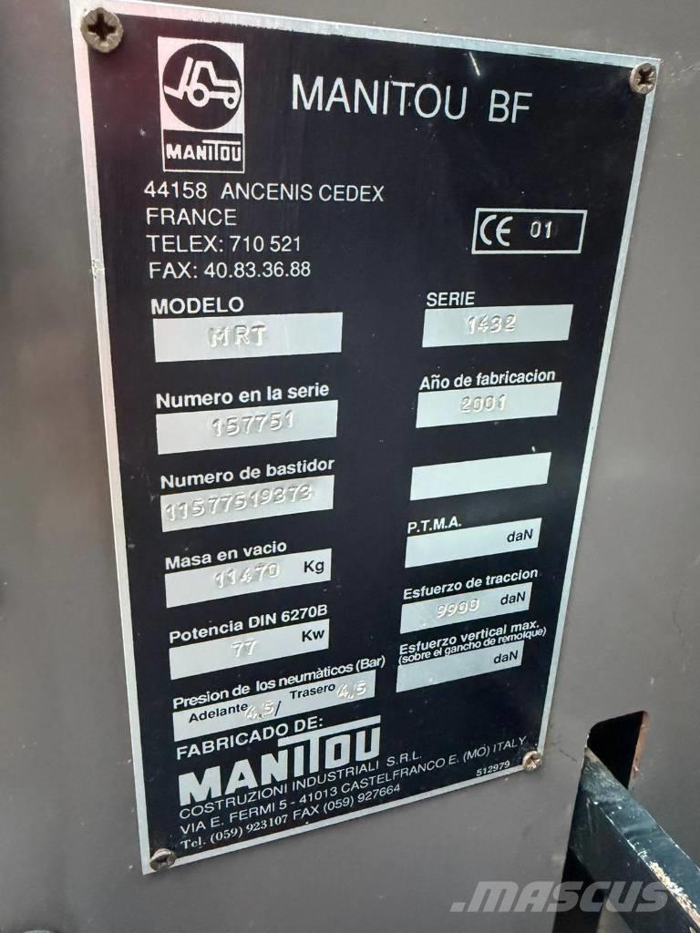 Manitou MRT 1432 مناولات متداخلة