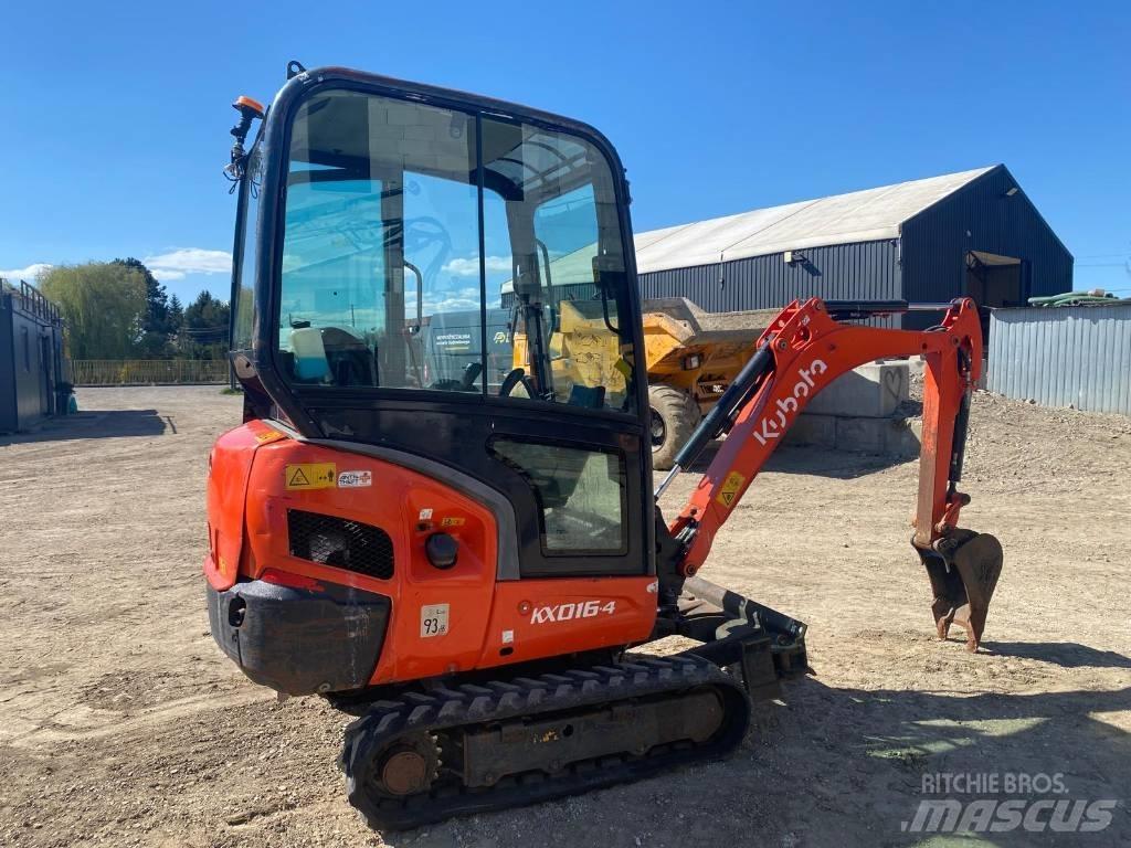 Kubota KX 016-4 حفارات صغيرة أقل من 7 طن (حفارات صغيرة)
