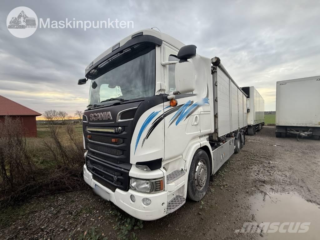 Scania R 580 شاحنات ذات هيكل صندوقي