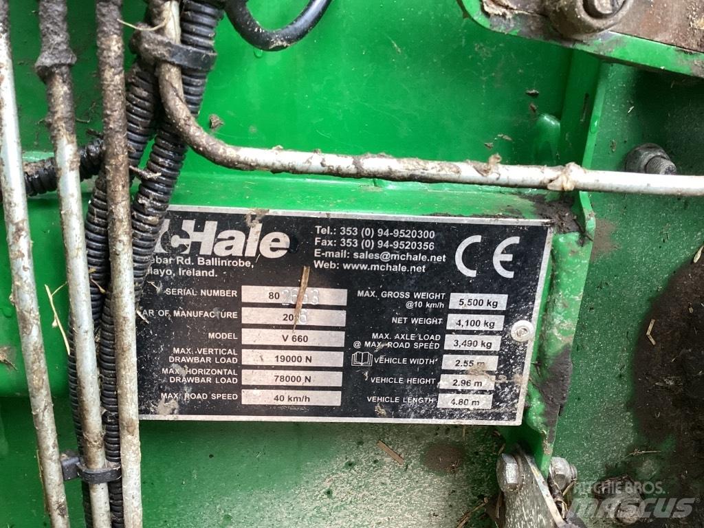 McHale V 660 محزمات مستديرة