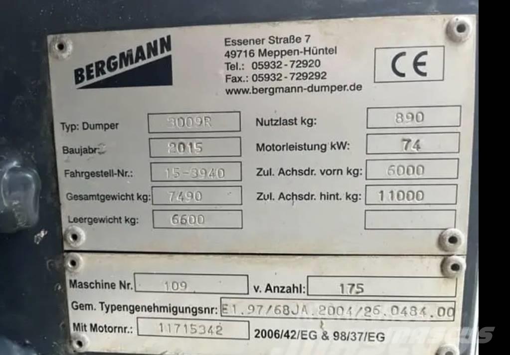 Bergmann Dumper ساحبات مفصلية