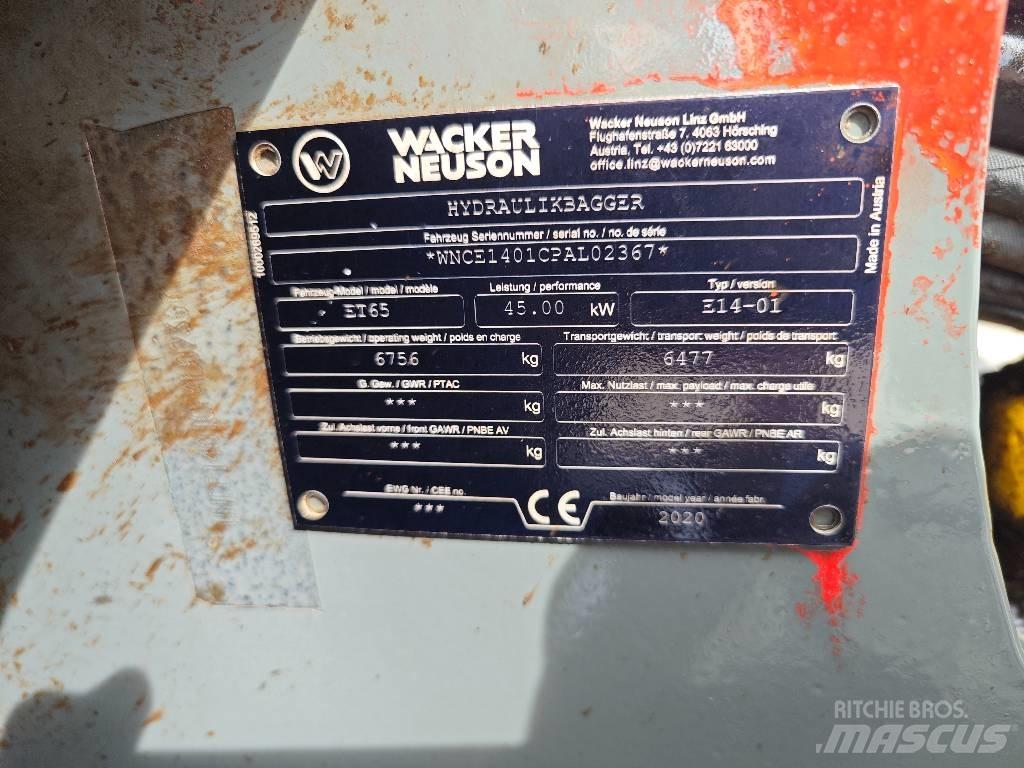 Wacker Neuson ET 65 حفارات زحافة