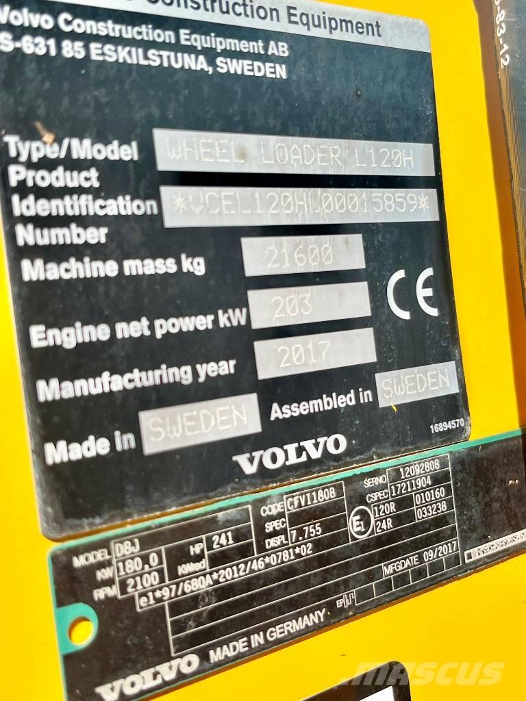 Volvo L 120 H لوادر بعجل