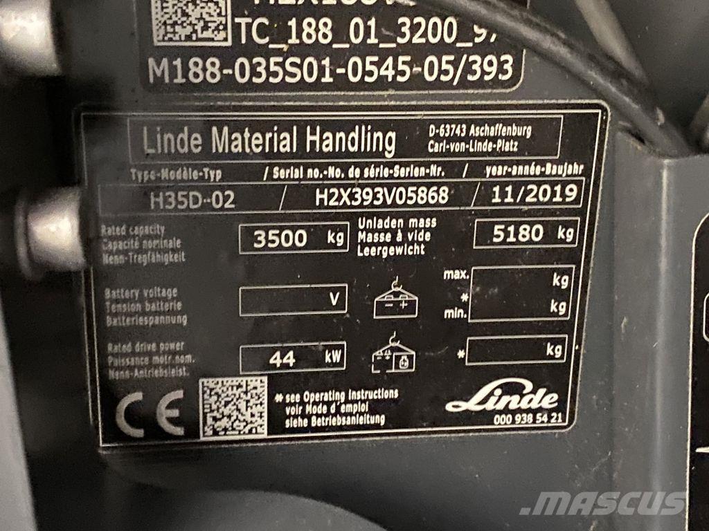 Linde H35D-02 شاحنات الديزل