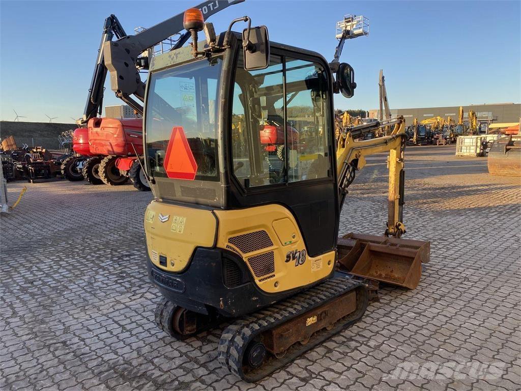 Yanmar SV18 حفارات بعجل