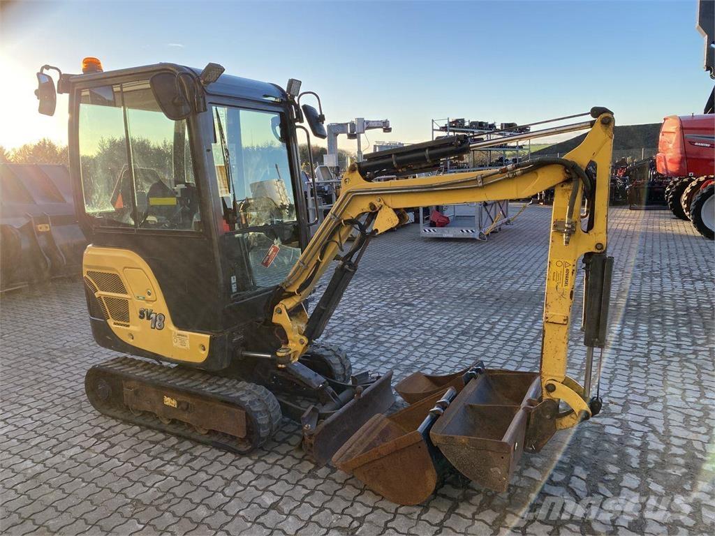 Yanmar SV18 حفارات بعجل