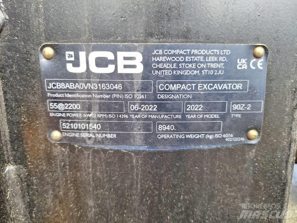 JCB 90 Z-2 حفارات وسط 7 طن - 12 طن