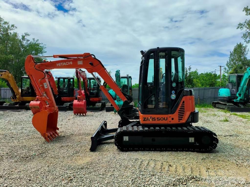 Hitachi ZX 50 U-2 حفارات صغيرة أقل من 7 طن (حفارات صغيرة)